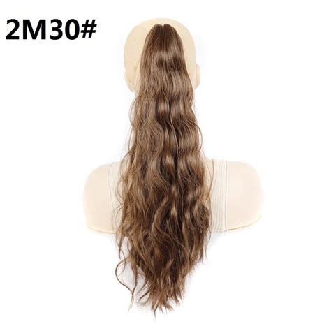 WIGSIN Synthetic 22Inch Long Water Curly Ponytail Hair Extension Claw