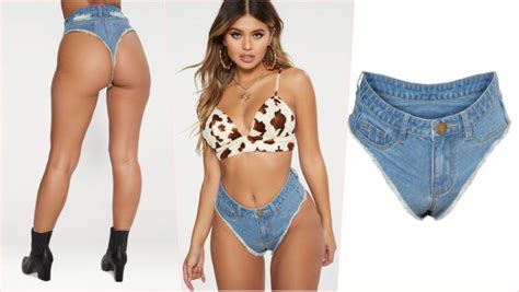 This Denim Thong That Shows Your Whole Bum Is The Latest In Nearly