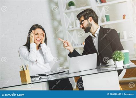 Supervision And Stress Concept Stock Photo Image Of Manager