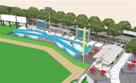 Riders Officially Unveil Dr Pepper Ballpark Lazy River Ballpark Digest