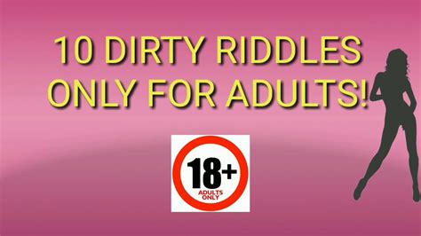 Dirty Sexy Riddles That Proves You Have A Dirty Mind Youtube