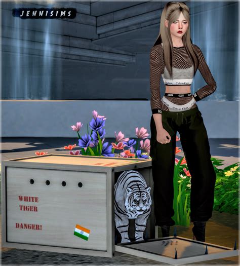 Downloads Sims 4 Danger White Tiger 2items Jennisims