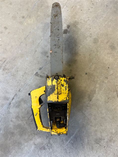 Mcculloch Power Mac 6 Chainsaw For Parts Or Repair Ebay