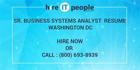 We did not find results for: Sr. Business Systems Analyst Resume Washington DC - Hire IT People - We get IT done
