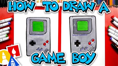 How To Draw A Game Boy Art For Kids Hub