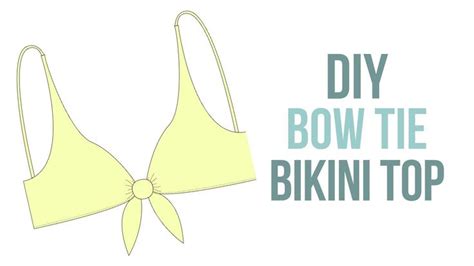 Diy Bow Tie Bikini Top Maxine Top Katie Fredrickson Tie Bikini