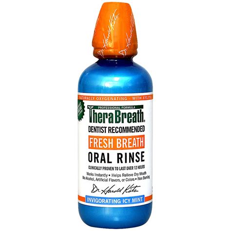 therabreath fresh breath oral rinse icy mint 16 fl oz evitamins uk