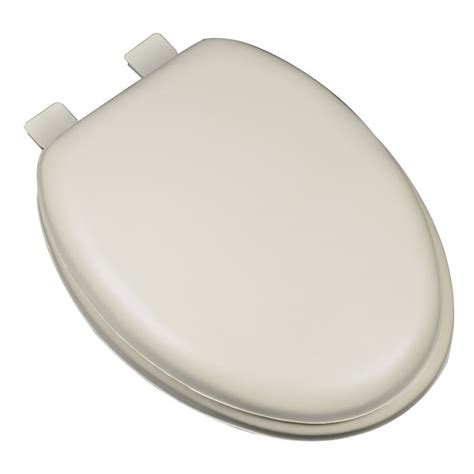 Toilet Seat With Cover Elongated Closed Front Standard Close Bone Vinyl Inch