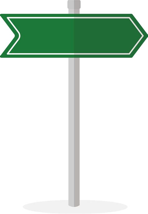 Traffic Sign Arrow Euclidean Vector Green Arrow Sign Png Download