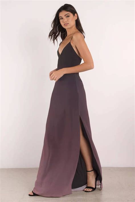 Make Waves Black Multi Maxi Dress Ombre Maxi Dress Long Maxi Dress