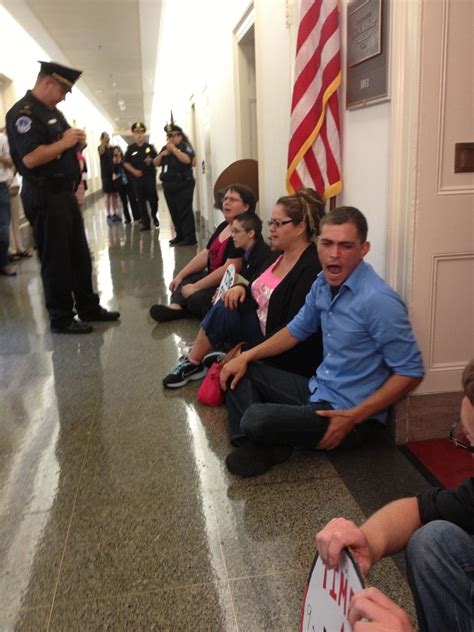 Eight Getequal Activists Arrested During Sit In At Speaker John Boehner