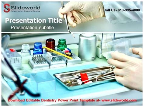 Dentistry Powerpoint Template Presentation