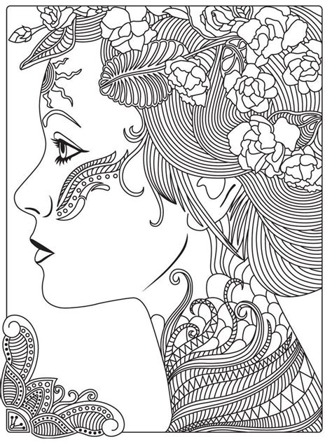 Abstract Coloring Page On Colorish Coloring Book App For