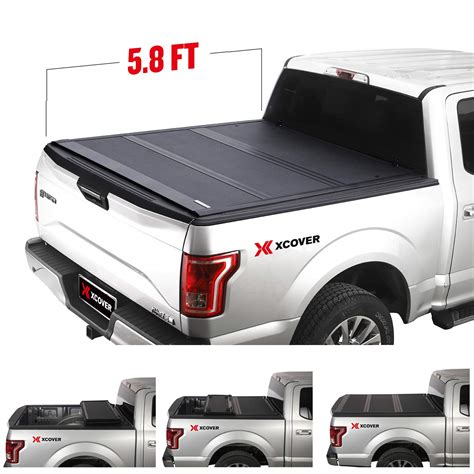 Xcover Low Profile Hard Folding Truck Bed Tonneau Cover Compatible