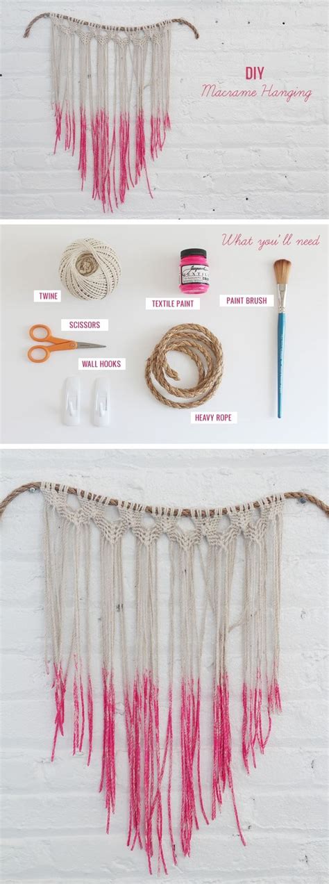 Home decor, gift ideas, diy tips and tricks. 10 Macrame DIY Projects You Will Love - Pretty Designs
