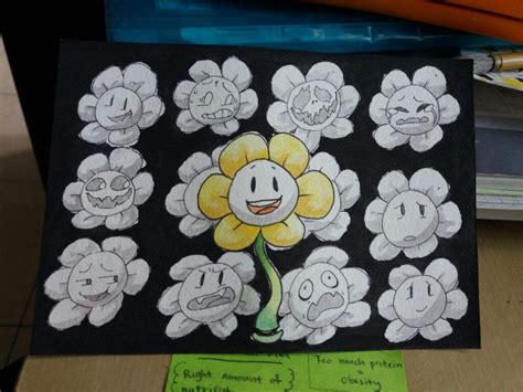 The Many Faces Of Flowey Undertale Amino