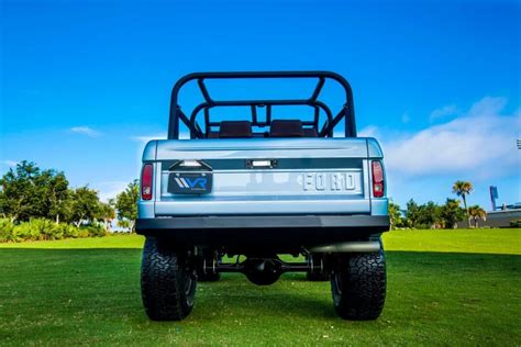 Restored 1974 Brittany Blue Early Bronco Velocity Restorations Ford