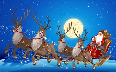 Santa And Reindeer Wallpapers Top Những Hình Ảnh Đẹp