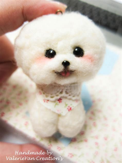 Female french poodle sitting next to house. ♥ ValerieYan Creation's ♥: White Toy Poodle