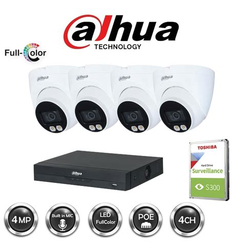Dahua 4mp Full Color Network Camera Kit Cucctv