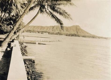 1936 View Of Diamond Head Mahalo To Vintage Hawaiʻi Hawaiian