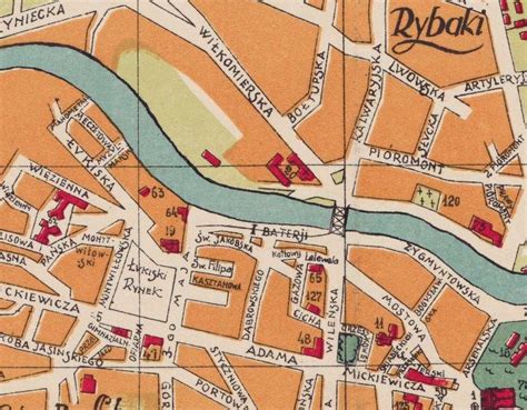 Old Map Of Vilnius Lithuania Vintage Maps And Prints