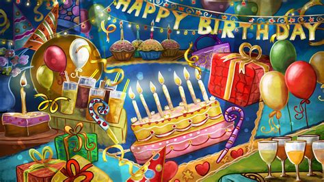 All of these birthday background images and vectors have high resolution and can be used as banners, posters or wallpapers. Lovable Images: Happy Birthday Greetings free download ...