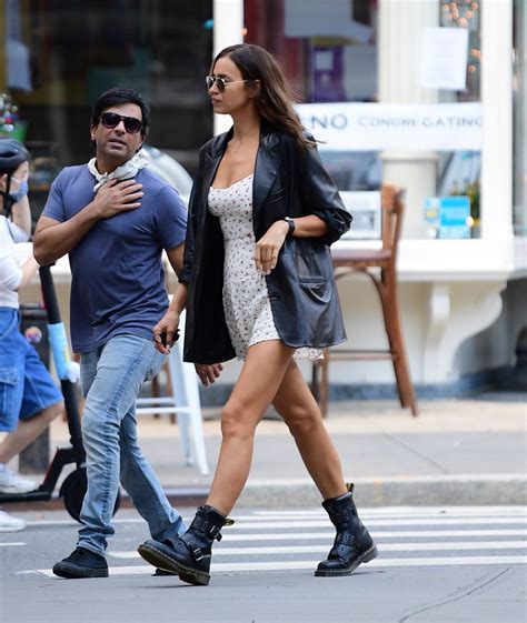 Kanye west rebounds with supermodel irina shayk. Irina Shayk in a Short Summer Dress - NYC 08/18/2020 ...