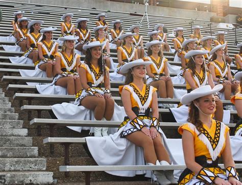 Apache Belles In Rim Skirts Before Traditional Rim March Drill Team