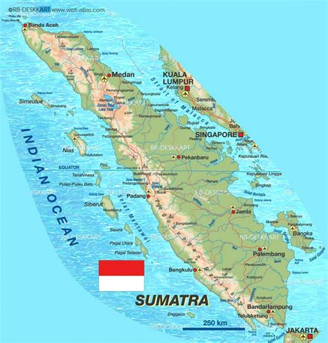 Kondisi Geografis Pulau Sumatera Berdasarkan Peta Terlengkap
