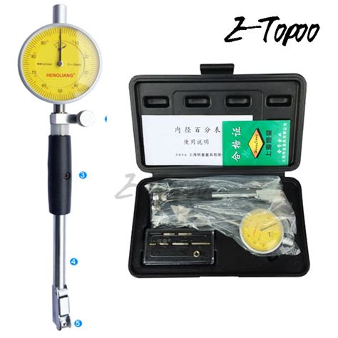 • each interchangeable rod is marked with its measuring range. Inner diameter Dial Bore Gauge 18 35mm 0.01mm Dial ...