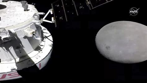 News And Report Daily 狼 Nasas Orion Spacecraft Sends Back Live Views Of The Moon Earth
