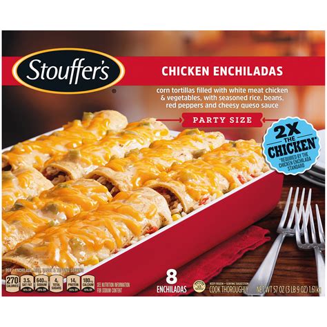 Stouffers Party Size Chicken Enchiladas