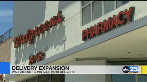 Walgreens expands to 24 hour delivery - ABC Columbia