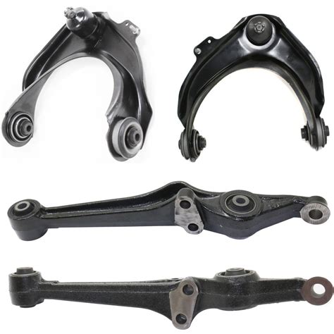 Control Arm Ball Joint Suspension Kit 4 PC Front Left And Right Upper