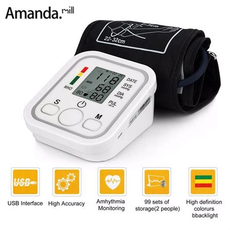 Electronic Digital Automatic Arm Blood Pressure Monitor Shopee