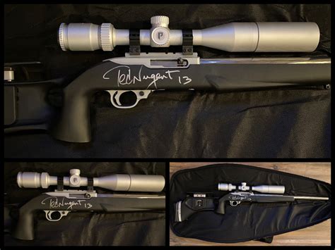 Ted Nugent Signed Ruger 1022 Fajen Custom Model 1174 Snipers Hide