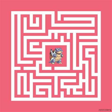 Pokemon Maze Printable Catch Em All Gridgit