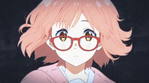 Anime Girl With Pink Hair And Glasses