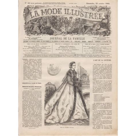 Complete Magazine La Mode Illustree 1866 N44