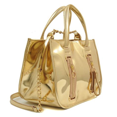 Nsew Pondichéry Gold Bag In Gold Lyst