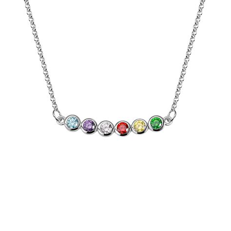 Personalized Birthstone Necklace For Mother