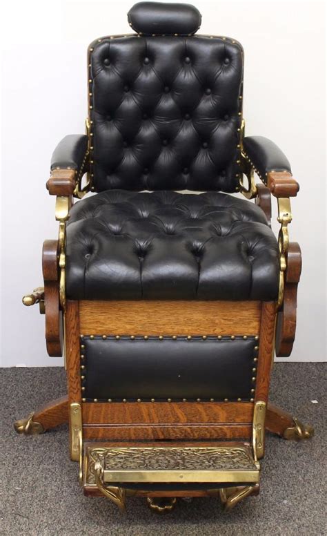 About 79% of these are barber chairs, 0% are office chairs. Sold Price: Koken Barbers' Supply Co., Hydraulic Barber ...