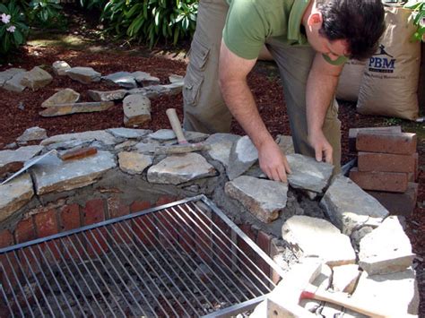 I found plenty of sophisticated ideas — but they required handyman skills. How to Build a Fire Pit and Grill | how-tos | DIY
