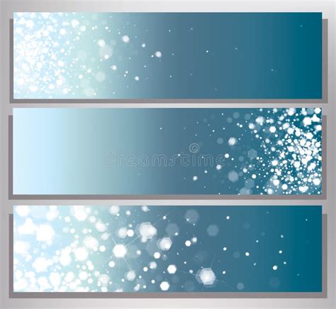 Vector Blue Abstract Banners Stock Vector Illustration Of Texture