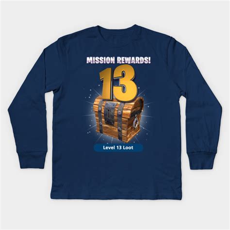Click to buy this shirt: Mission Rewards Birthday - Fortnite - Kids Long Sleeve T ...