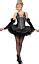 Sexy Adult Halloween InCharacter Deluxe Black Seductive Swan Ballerina