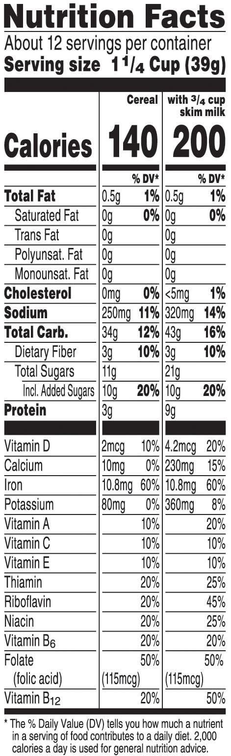 32 Nutrition Label On Cereal Box Labels 2021