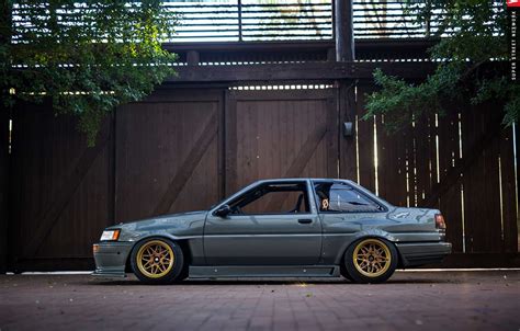 Wallpaper Toyota Ae86 1986 Corolla F Zero 2 Wheels Ame Wheels