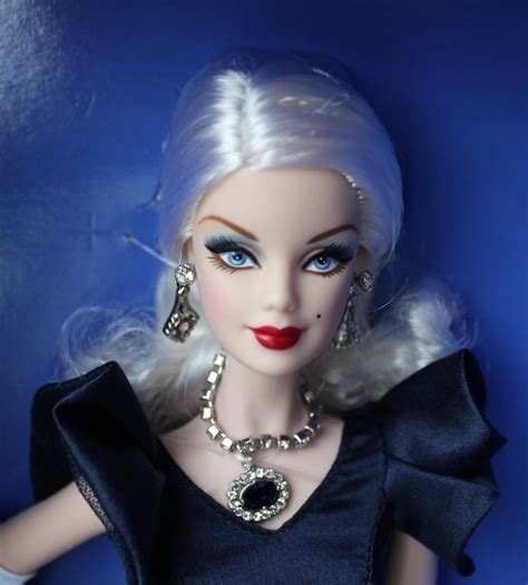 the fashion doll review ultra rare platinum hope diamond barbie